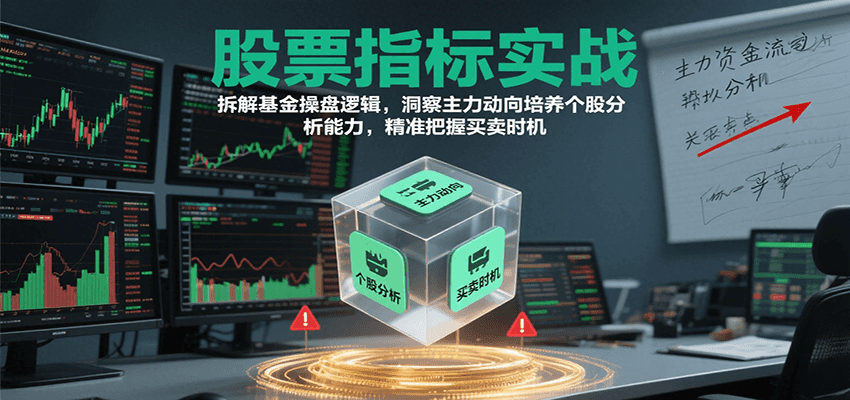 股票指标实战，基金操盘逻辑拆解，洞察主力动向培养个股分析能力把握买卖时机(更新)-yunhe
