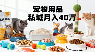 月变现40个！宠物用品私域运营的精准掘金之道玩法-yunhe