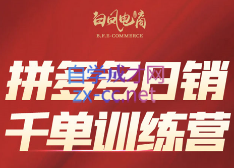 白凤电商·拼多多日销千单训练营(更新9月)-yunhe