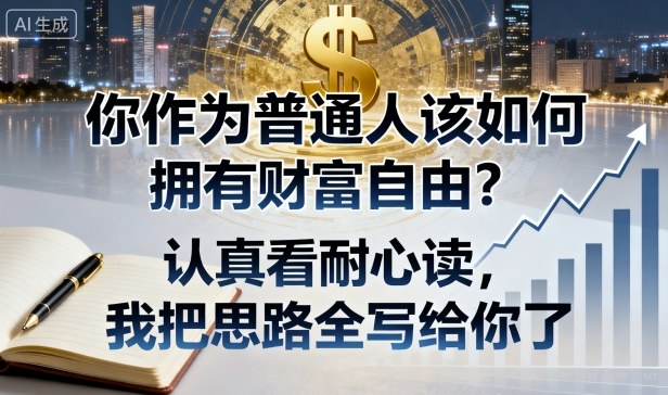 付费文章：你作为普通人该如何拥有财富自由？认真看耐心读，我把思路全写给你了-yunhe