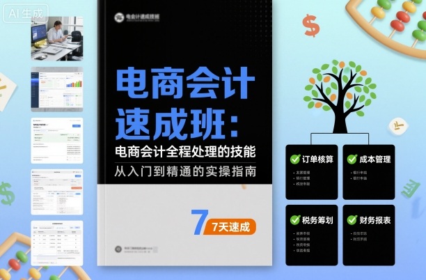 电商会计速成班，电商会计全程处理的技能-yunhe