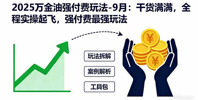 2025万金油强付费玩法-9月：干货满满，全程实操起飞，强付费最强玩法-yunhe