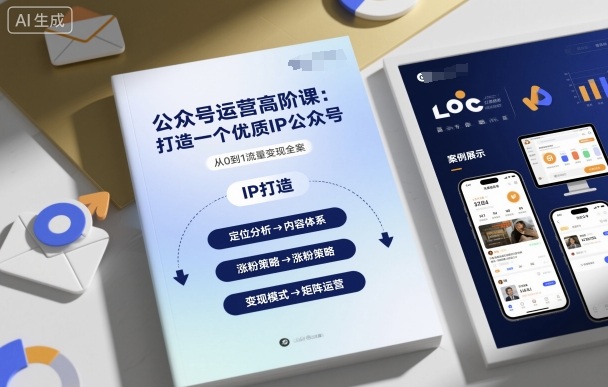 公众号运营高阶课，打造一个优质IP公众号-yunhe