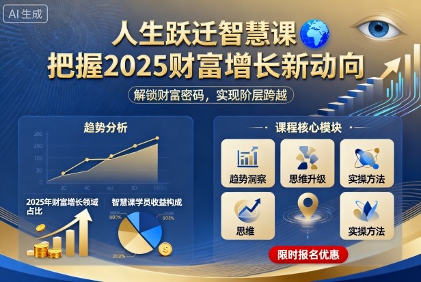 人生跃迁智慧课，把据2025财富增长新动向-yunhe