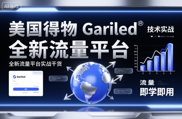 美国得物Gariled技术实战，全新流量平台​实战干货，即学即用-yunhe