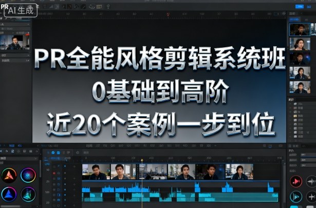 PR全能风格剪辑系统班，0基础到高阶，近20个案例一步到位-yunhe