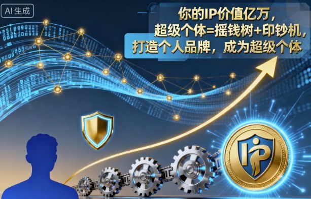 你的IP价值亿万，超级个体=摇钱树+印钞机，打造个人品牌，成为超级个体-yunhe