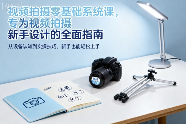 视频拍摄零基础系统课，专为视频拍摄新手设计的全面指南-yunhe